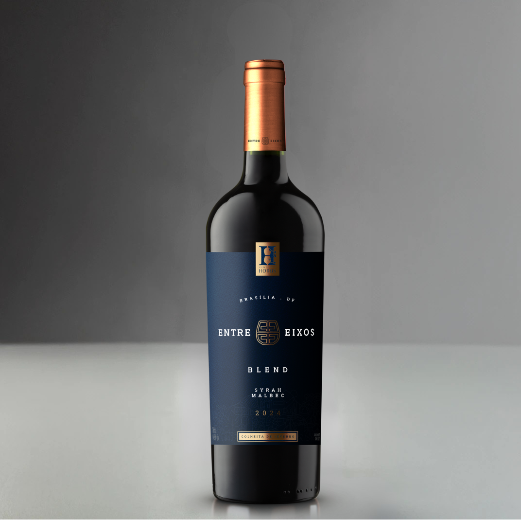 Blend barricado Entre Eixos Blend Syrah e Malbec - Imagem 1