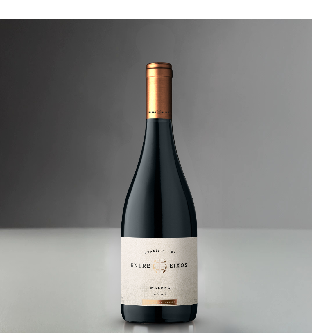 Malbec jovem Entre Eixos Malbec 2025 — Vinho Jovem da Savana Brasileira - Imagem 1