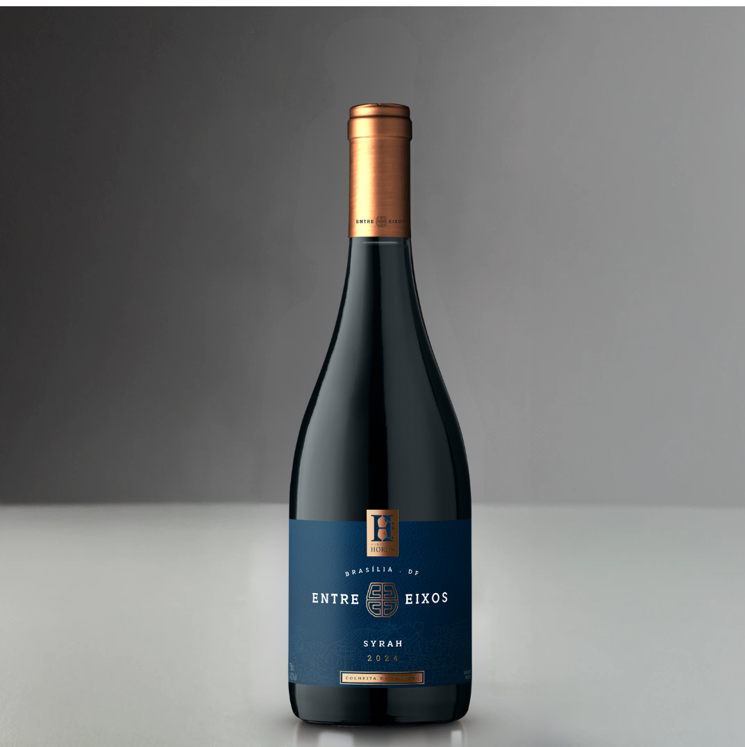Syrah barricado Entre Eixos Syrah 2024 — Vinho Nobre da Savana Brasileira - Imagem 1